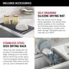 45&rdquo; Workstation Undermount Single Bowl 16 Gauge Stainless Steel Kitchen Sink with 2-Tier&nbsp;WorkFlow&trade; Ledge and Accessories